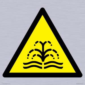 W516 Warning: fountain/water plume